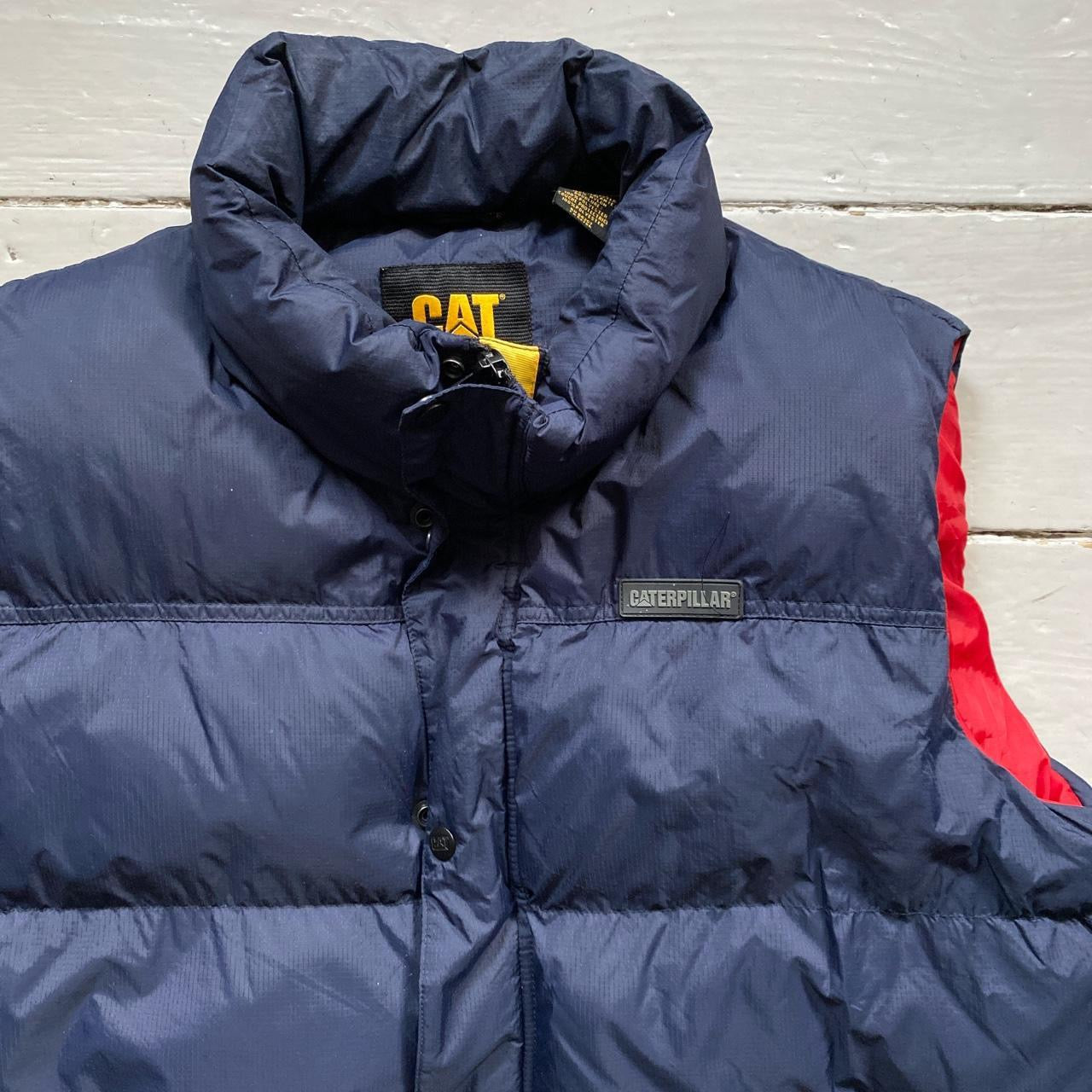 CAT Caterpillar Navy Gilet (XXL)