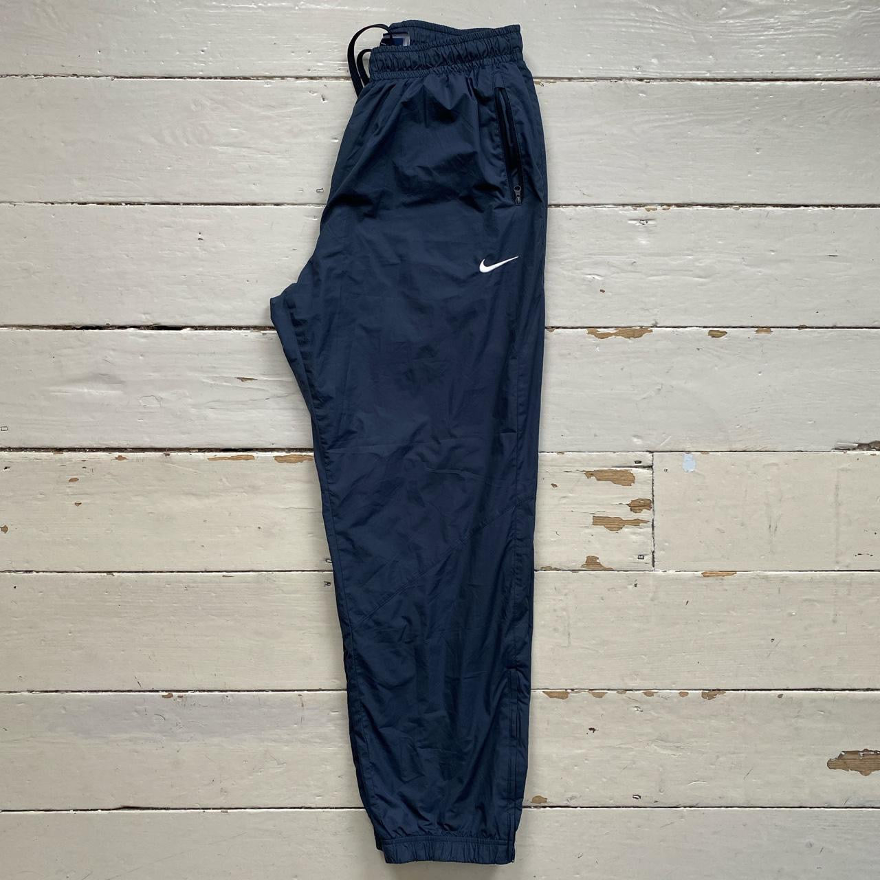 Nike Swoosh Navy Shell Bottoms (Large)