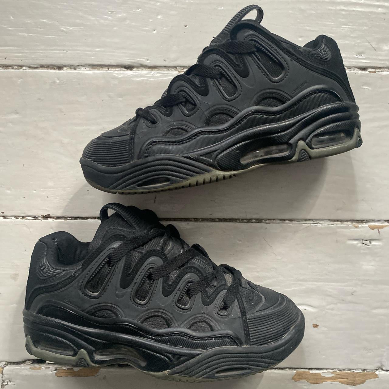 Osiris D3 2001 Black Trainers (UK 4)