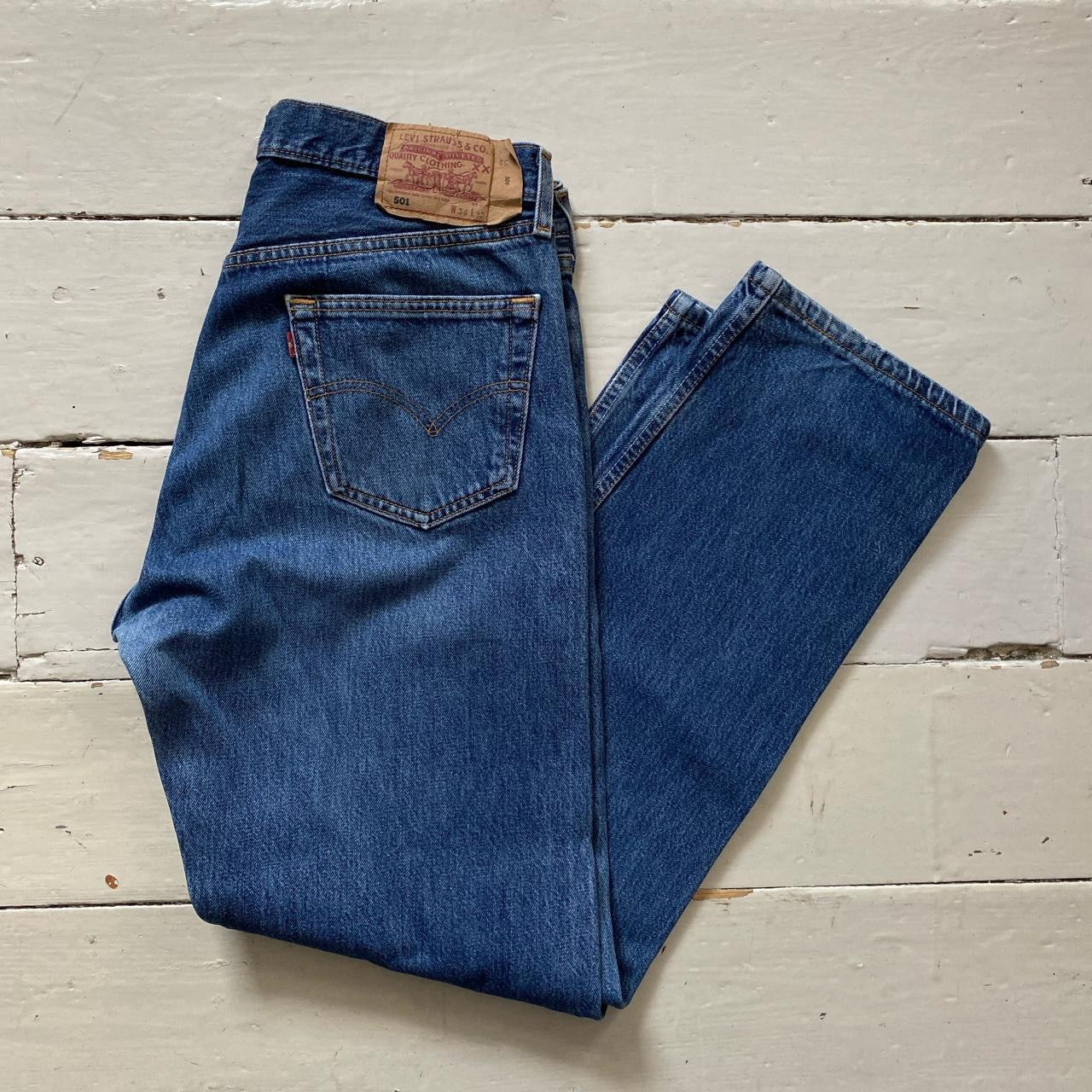 Levis 501 Blue Jeans (36/32)