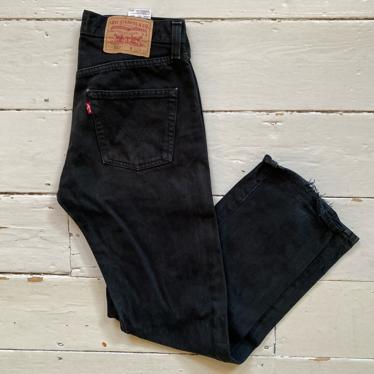 Levis 501 Black Jeans (30/30)