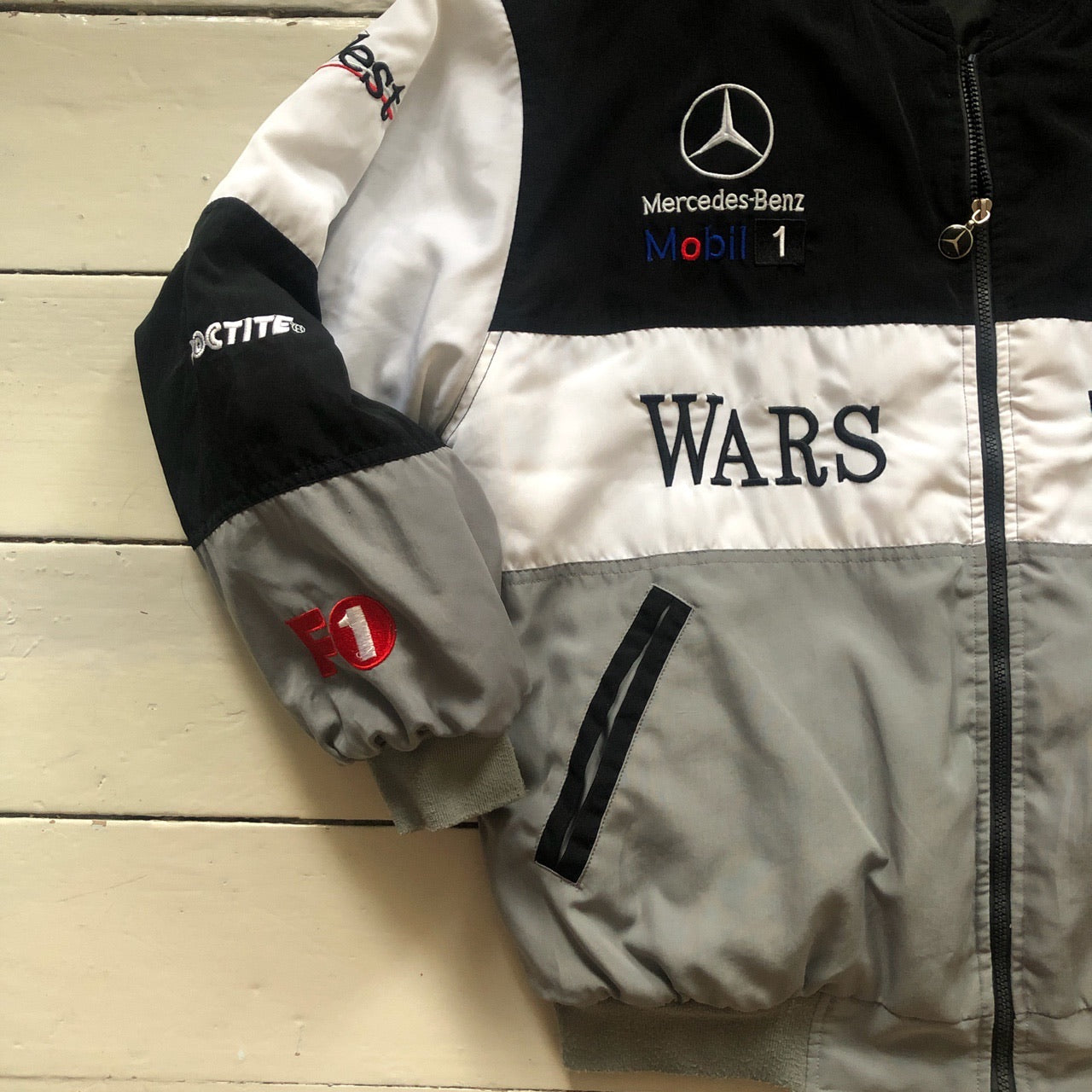 Mercedes Mclaren Vintage Bomber Jacket (Large)