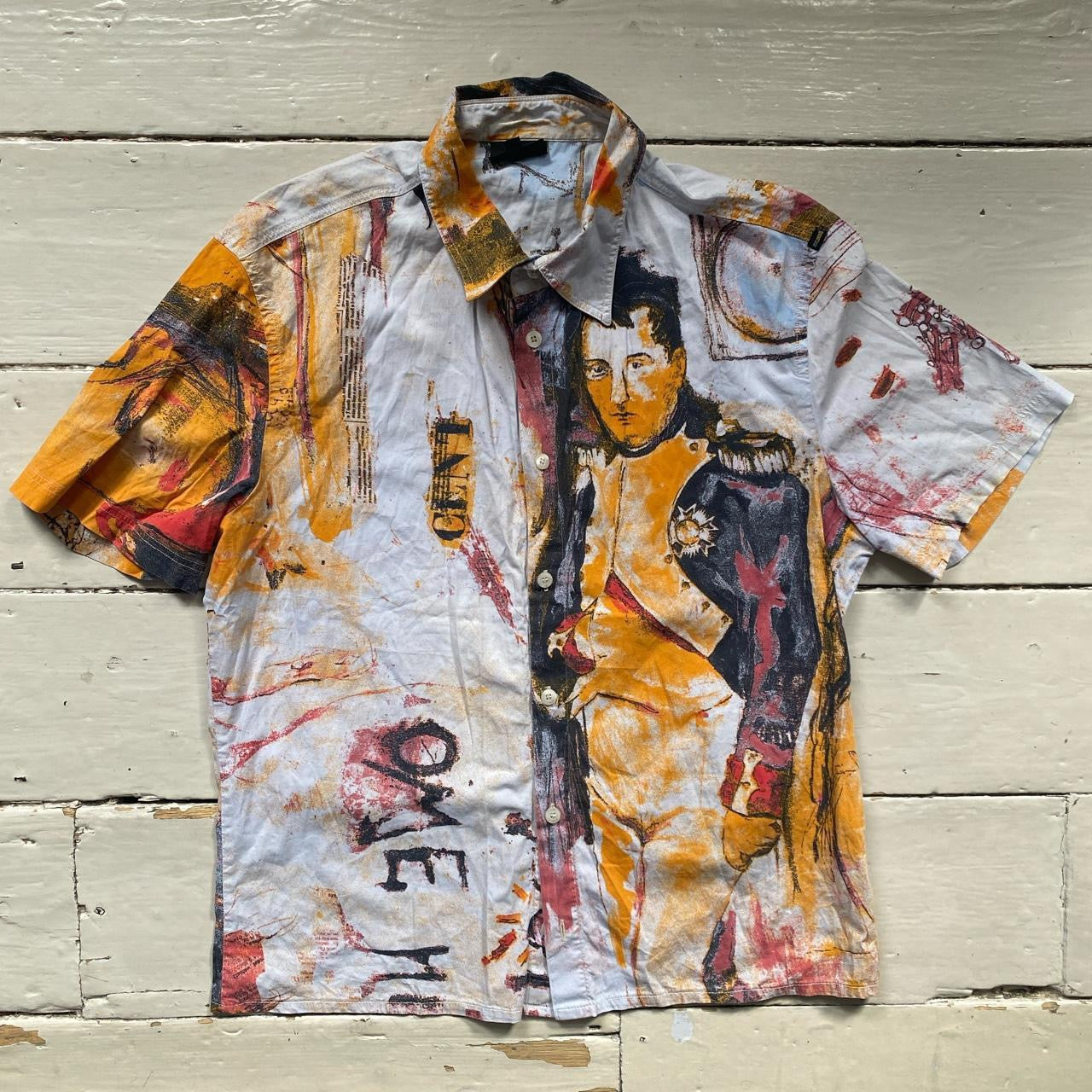 Just Cavalli Big Print Vintage Shirt (Medium)