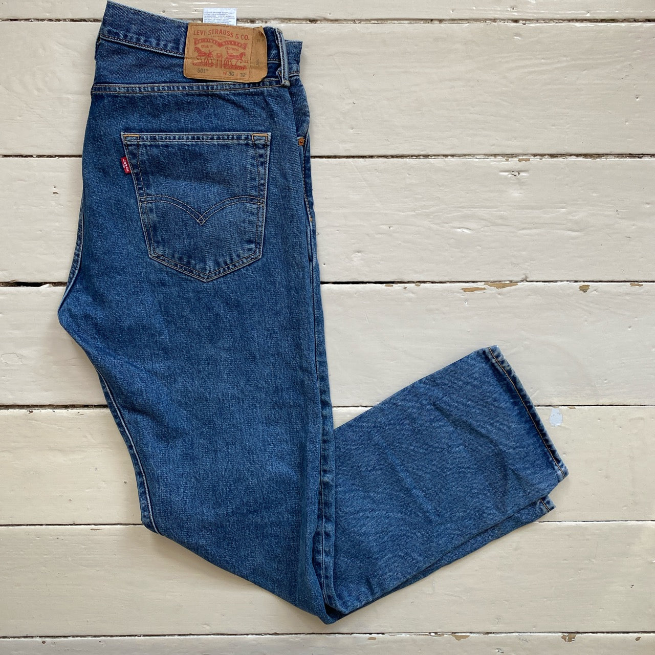 Levis 501 Blue Jeans (36/32)