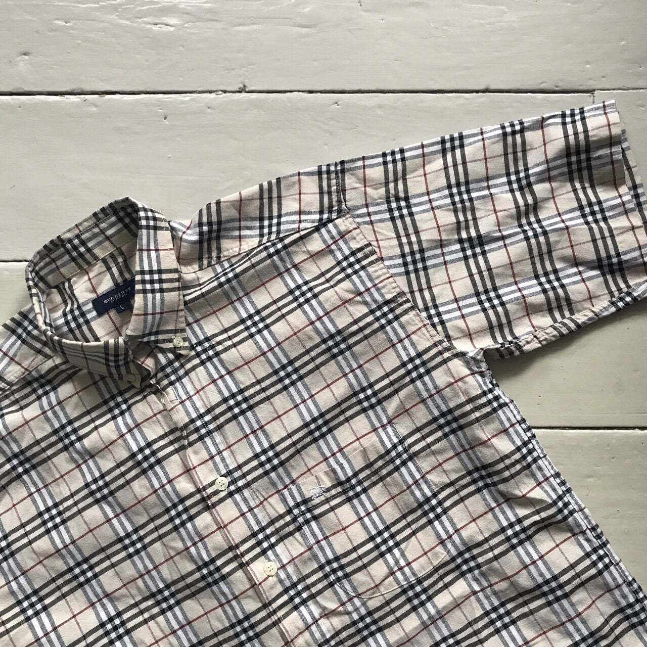 Burberry London Nova Check Short Sleeve (Large)