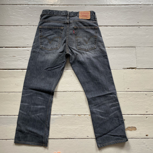 Levis 507 Charcoal Bootcut Jeans (34/27)