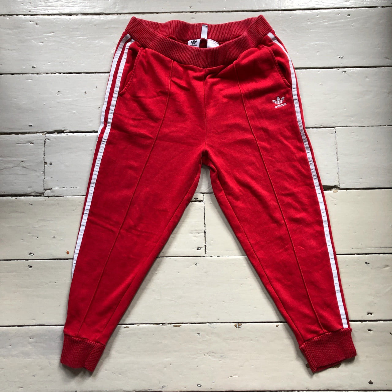 Adidas Originals Red Tracksuit (UK 12/14)