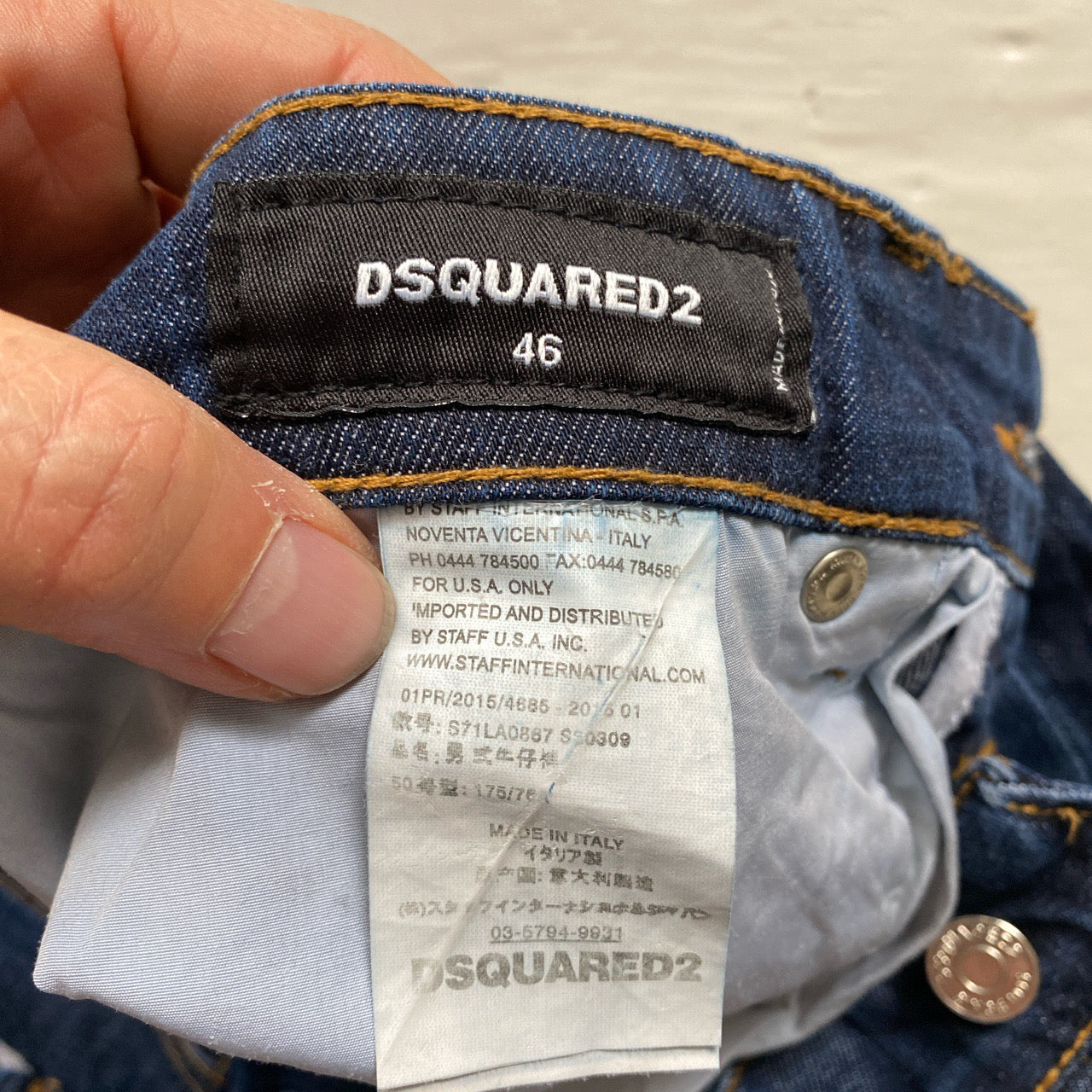 Dsquared2 DSQ Patch Jeans (31/27)