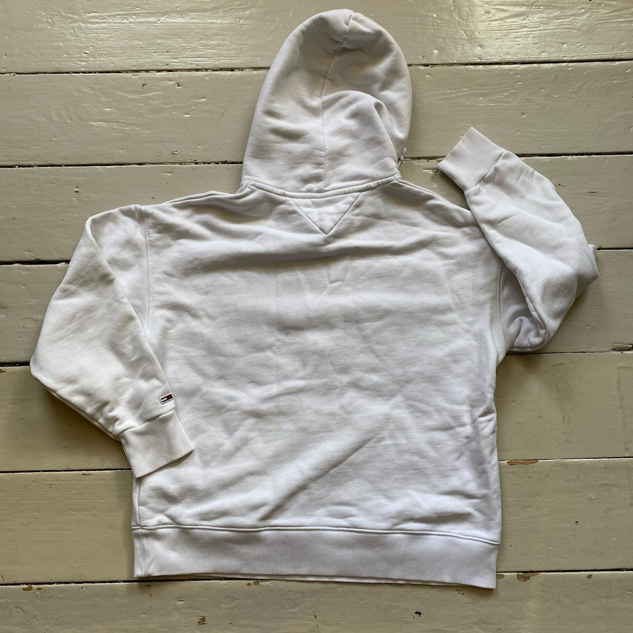 Tommy Hilfiger White Hoodie (Medium)