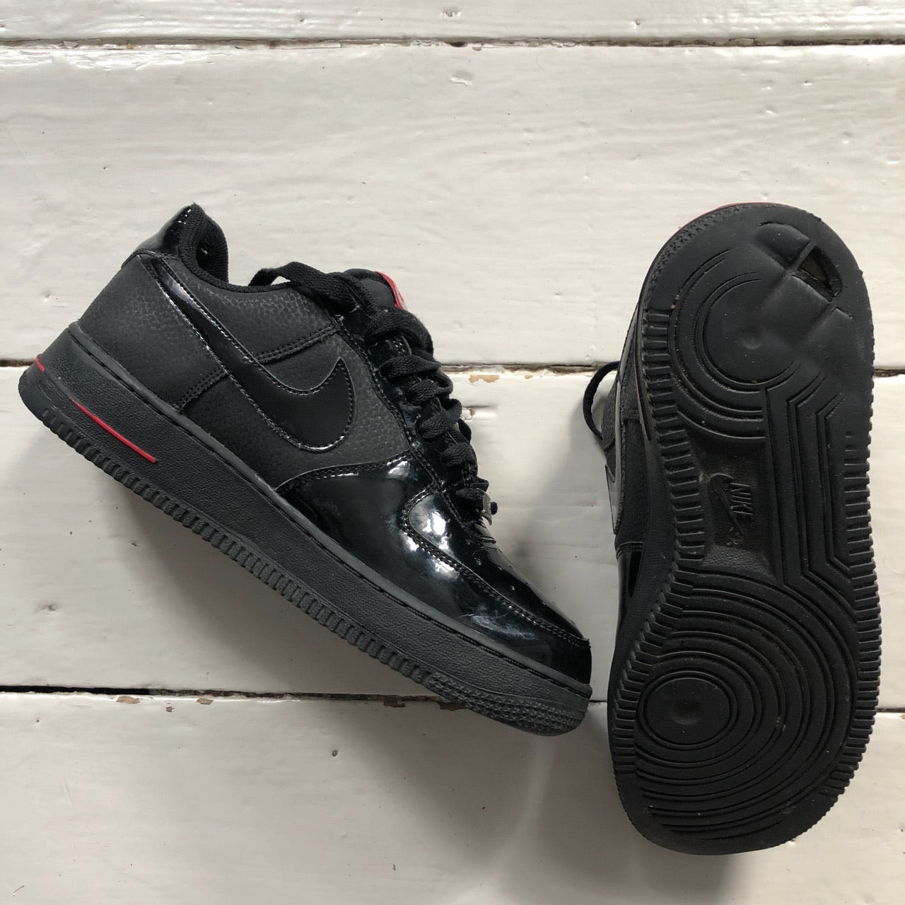 Nike Air Force 1 Black Patent (UK 6)
