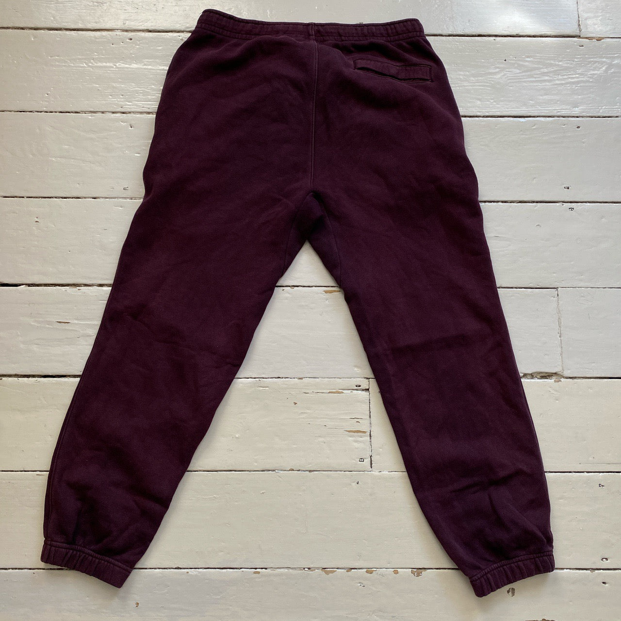 Nike Swoosh Burgundy Joggers (Large)