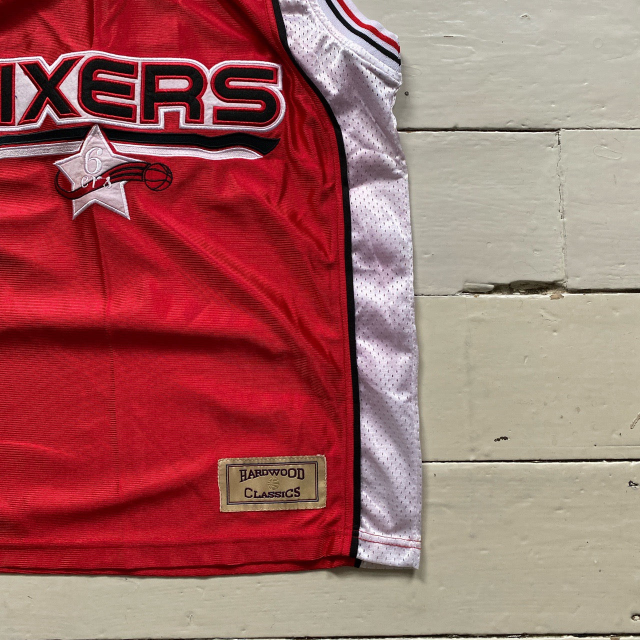 Sixers Vintage Harwood Classics Basketball Jersey (Large)