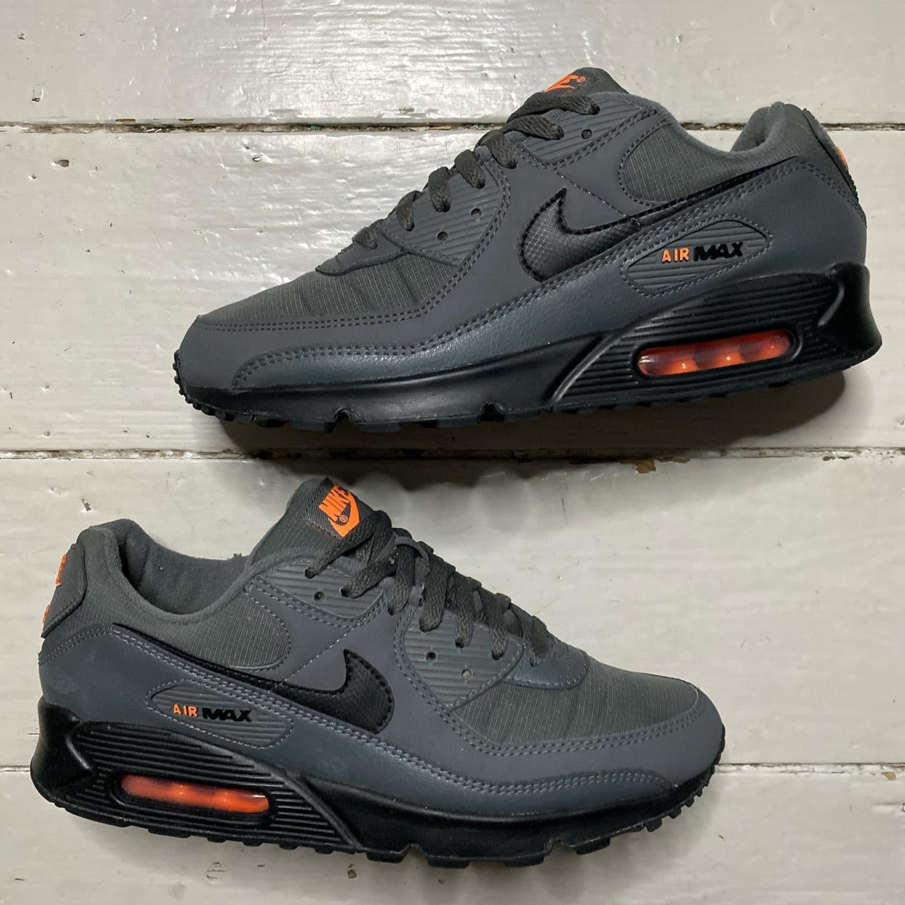 Nike Air Max 90 Grey Orange (UK 10)