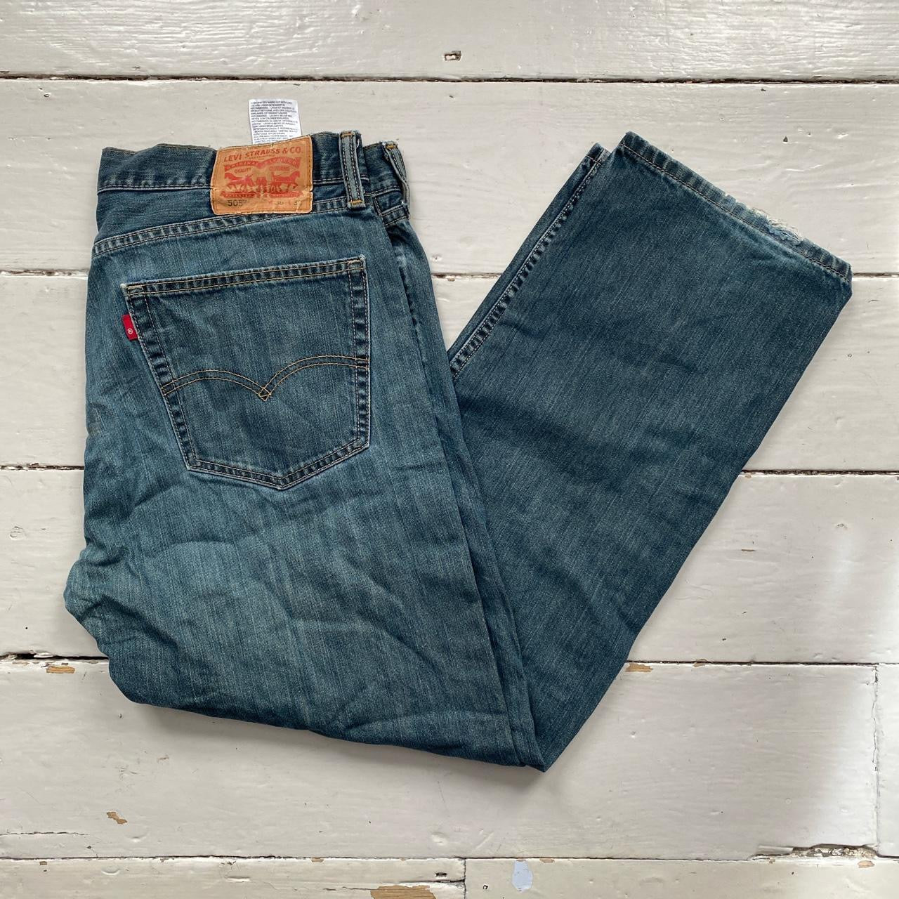 Levis 505 Blue Jeans (36/30)