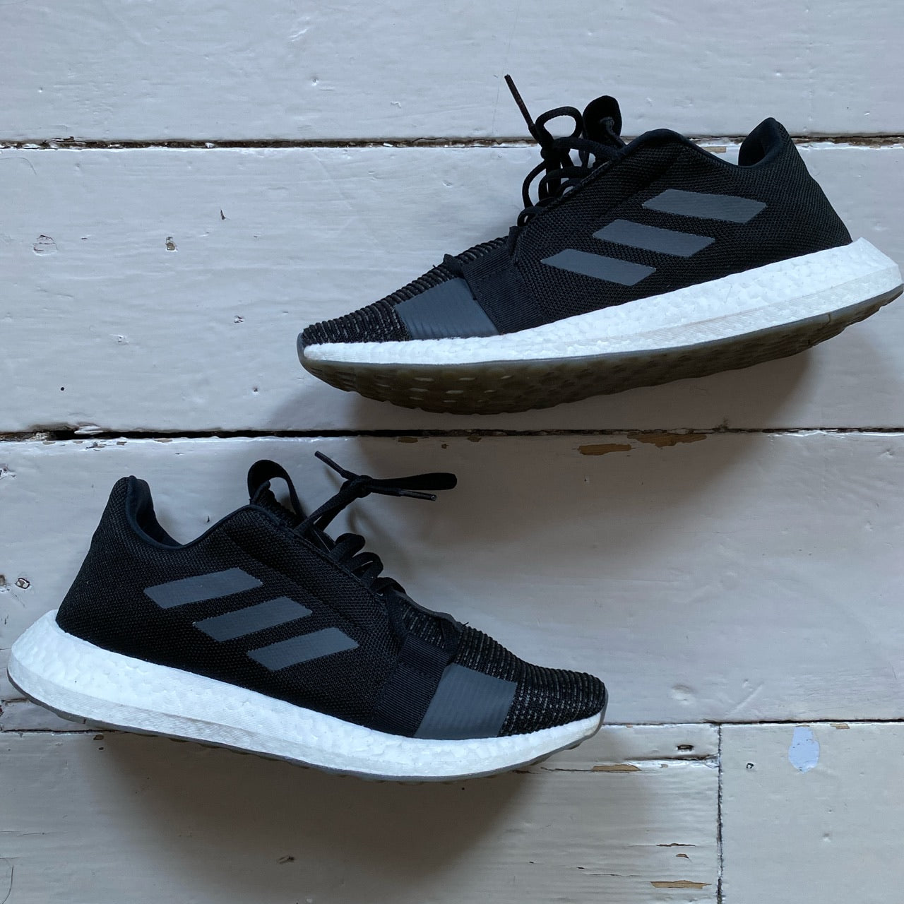 Adidas Ultra Boost Black and White (UK 8)