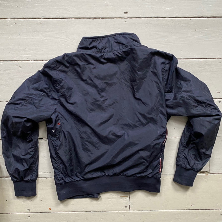 Moncler Navy Lightweight Bomber Jacket (Medium)