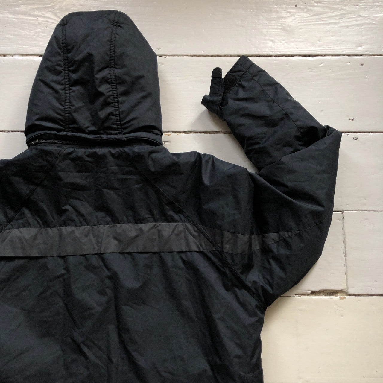 Nike Black Puffa Coat (XL)