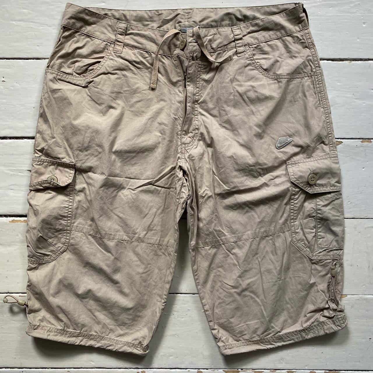 Nike Beige Cargo Shorts (36W)