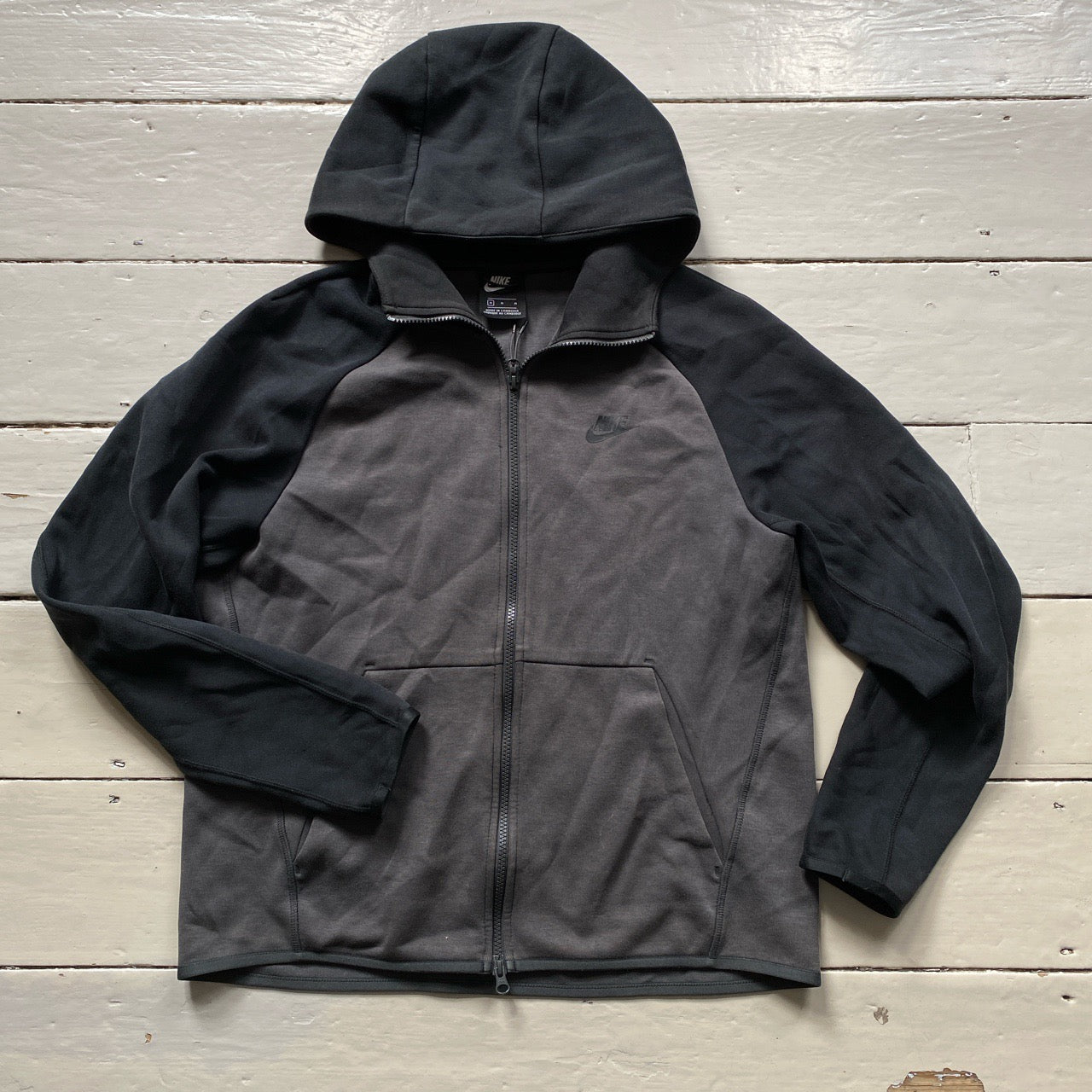 Nike Tech Fleece Grey/Black Old Season Full Tracksuit (Medium both)