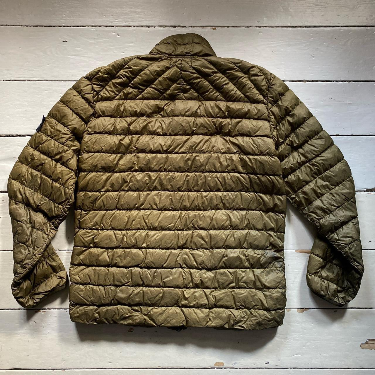 Stone Island Garment Dyed Micro Yarn Down Jacket (XXL)