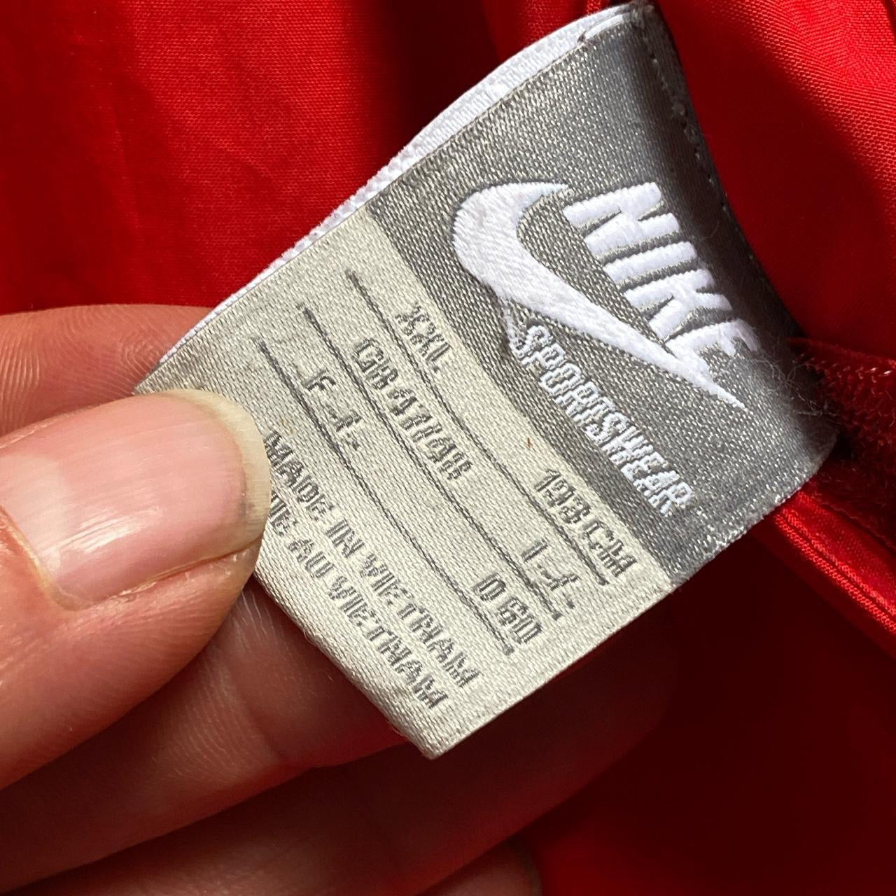 Nike Vintage Red and Black Windbreaker (XXL)