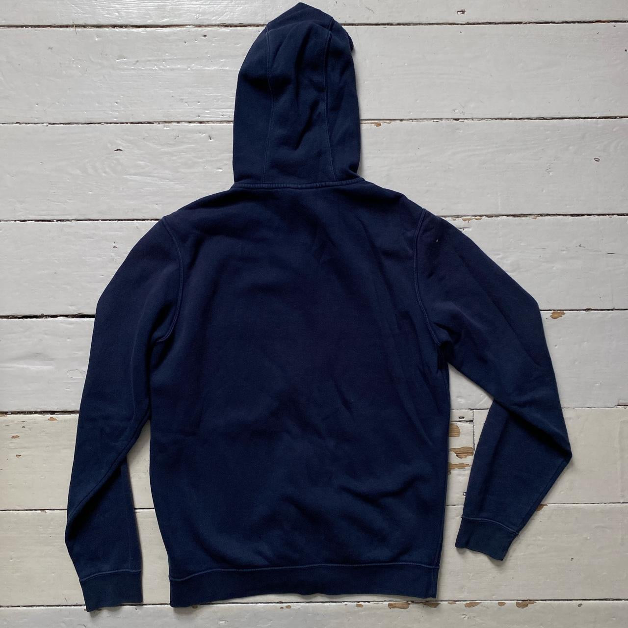 Nike Swoosh Navy Hoodie (Medium)