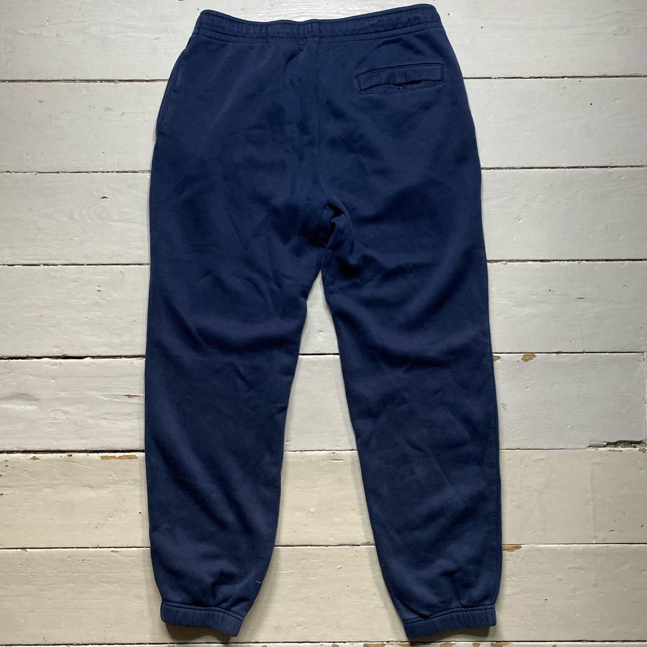 Nike Club Stitch Navy Joggers (Large)