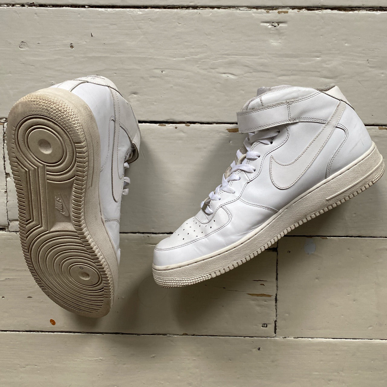 Nike Air Force 1 White Mid (UK 13)