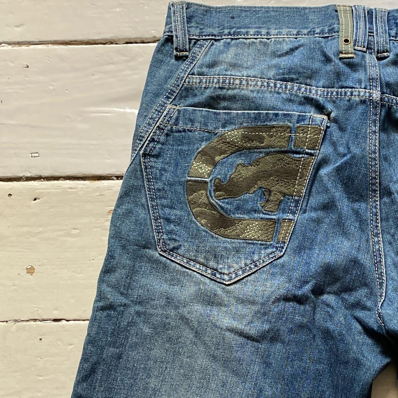 Ecko Vintage Navy Jorts (34W)