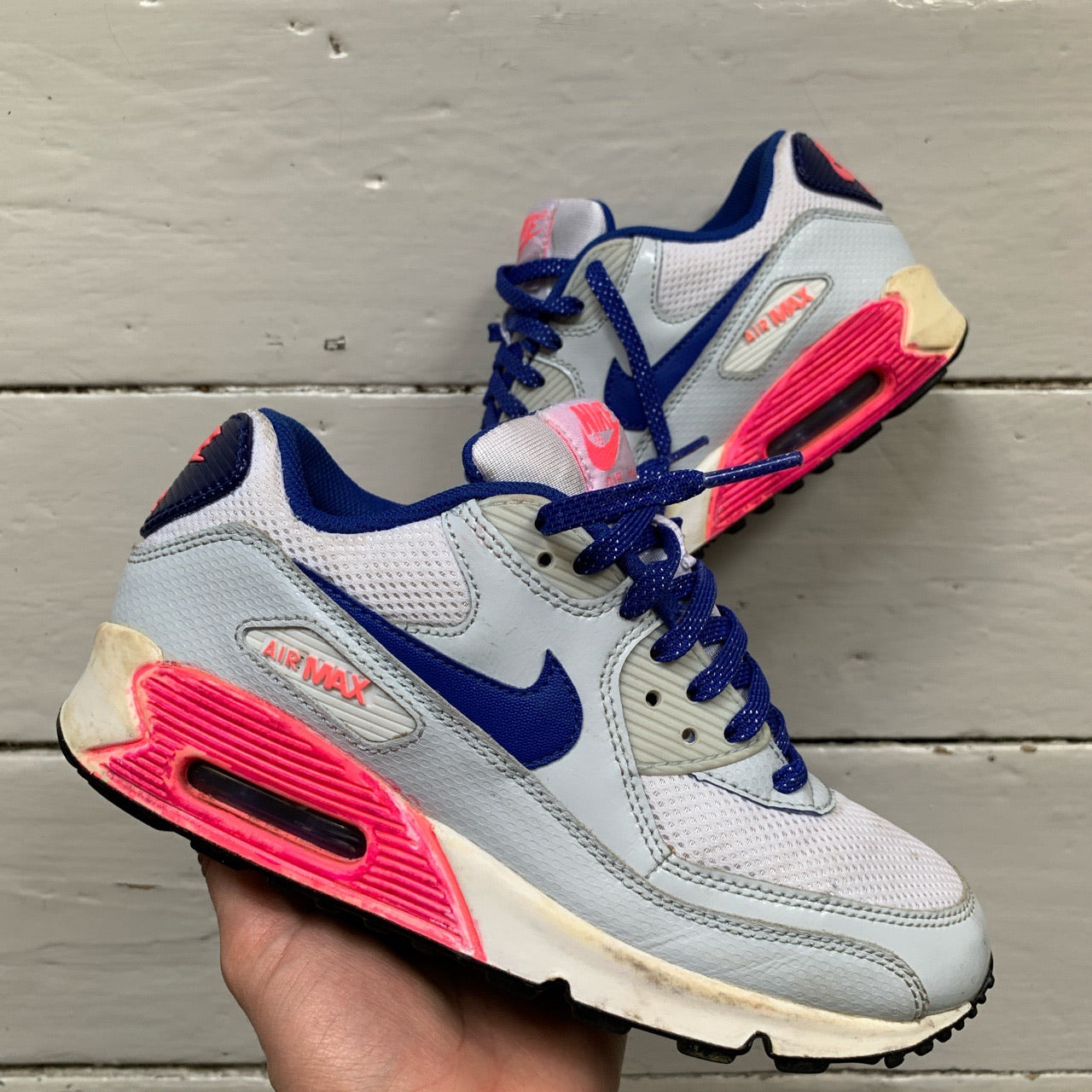 Nike Air Max 90 Blue/Pink (UK 4.5)