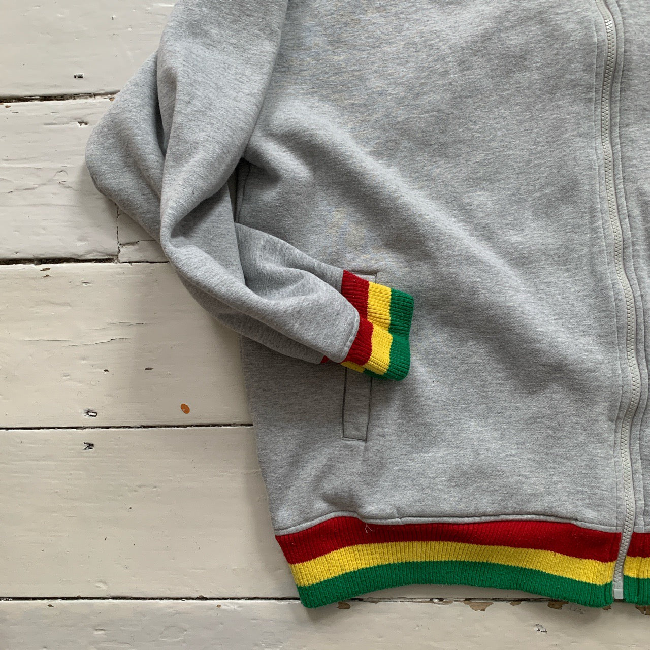 4 Fathers Rasta Lion Vintage Zip Jumper (XXXL)