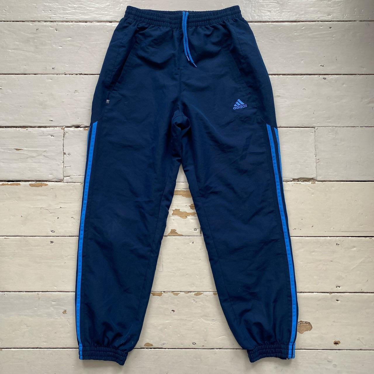 Adidas Navy Shell Bottoms (Small)