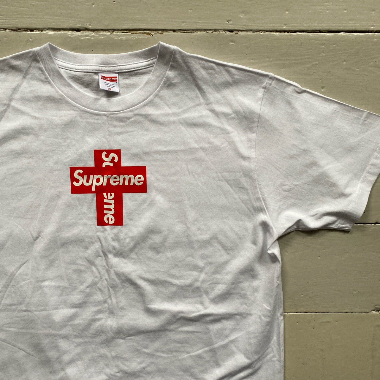 Supreme Cross Box Logo T Shirt (XL)