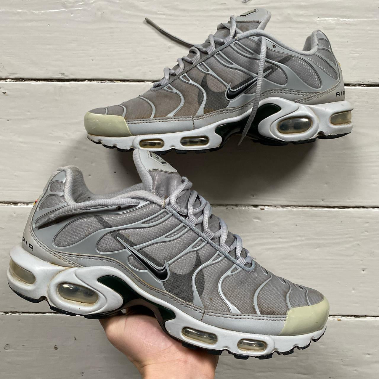 Nike TN Air Max Plus TN Grey UK 9 Wear Garson