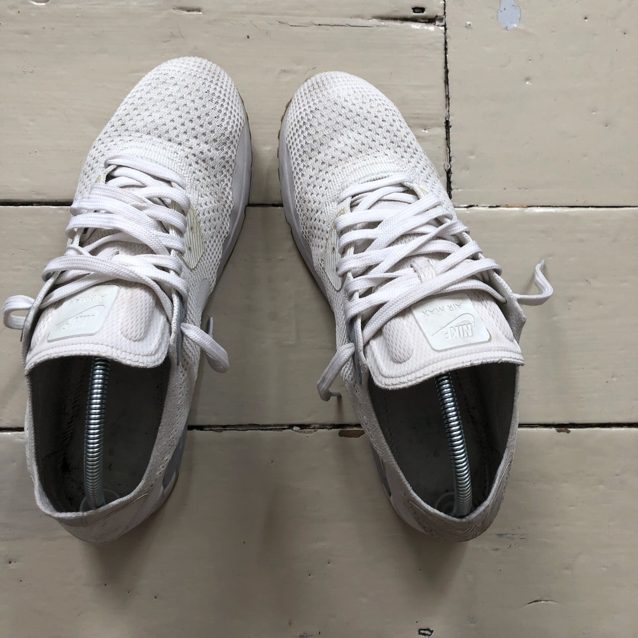 Nike Air Max 90 Flyknit White (UK 11)