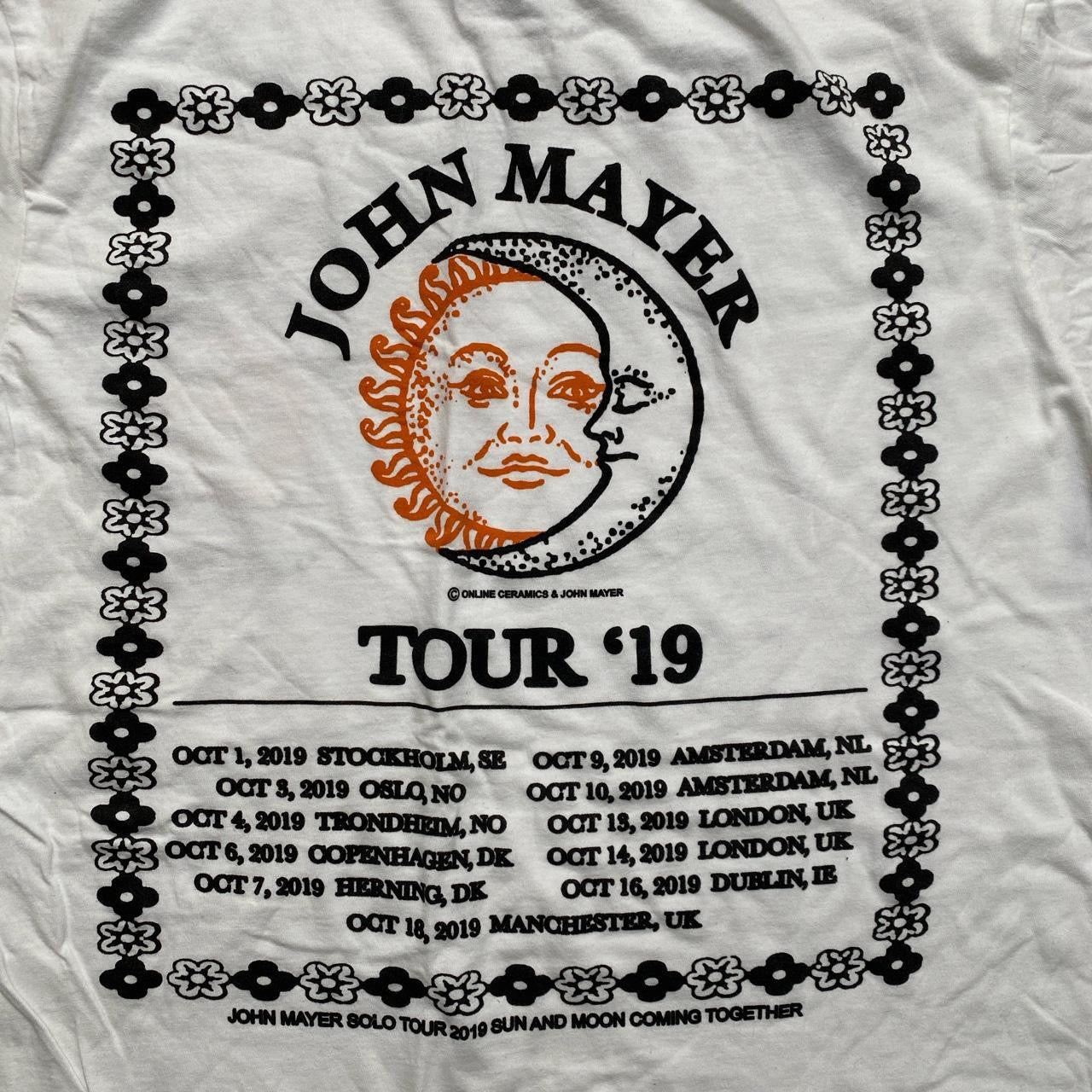 John Mayer Tour 19 T Shirt (Medium)