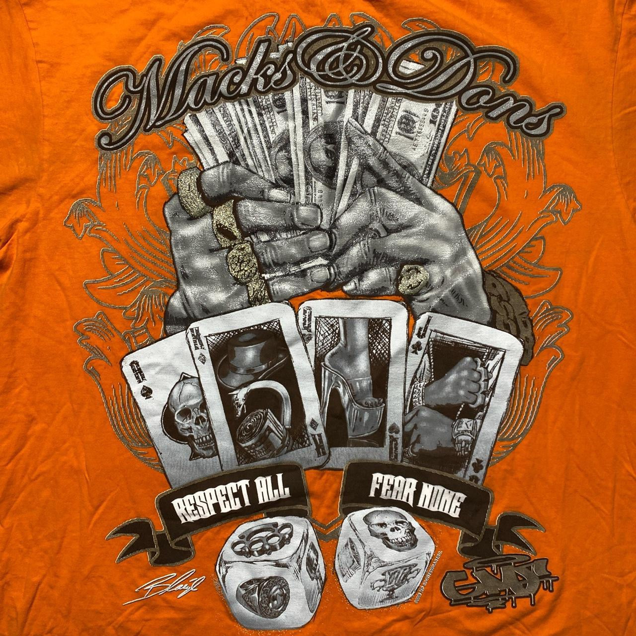 Give Me Face Vintage Macks and Dons T Shirt (XXL)
