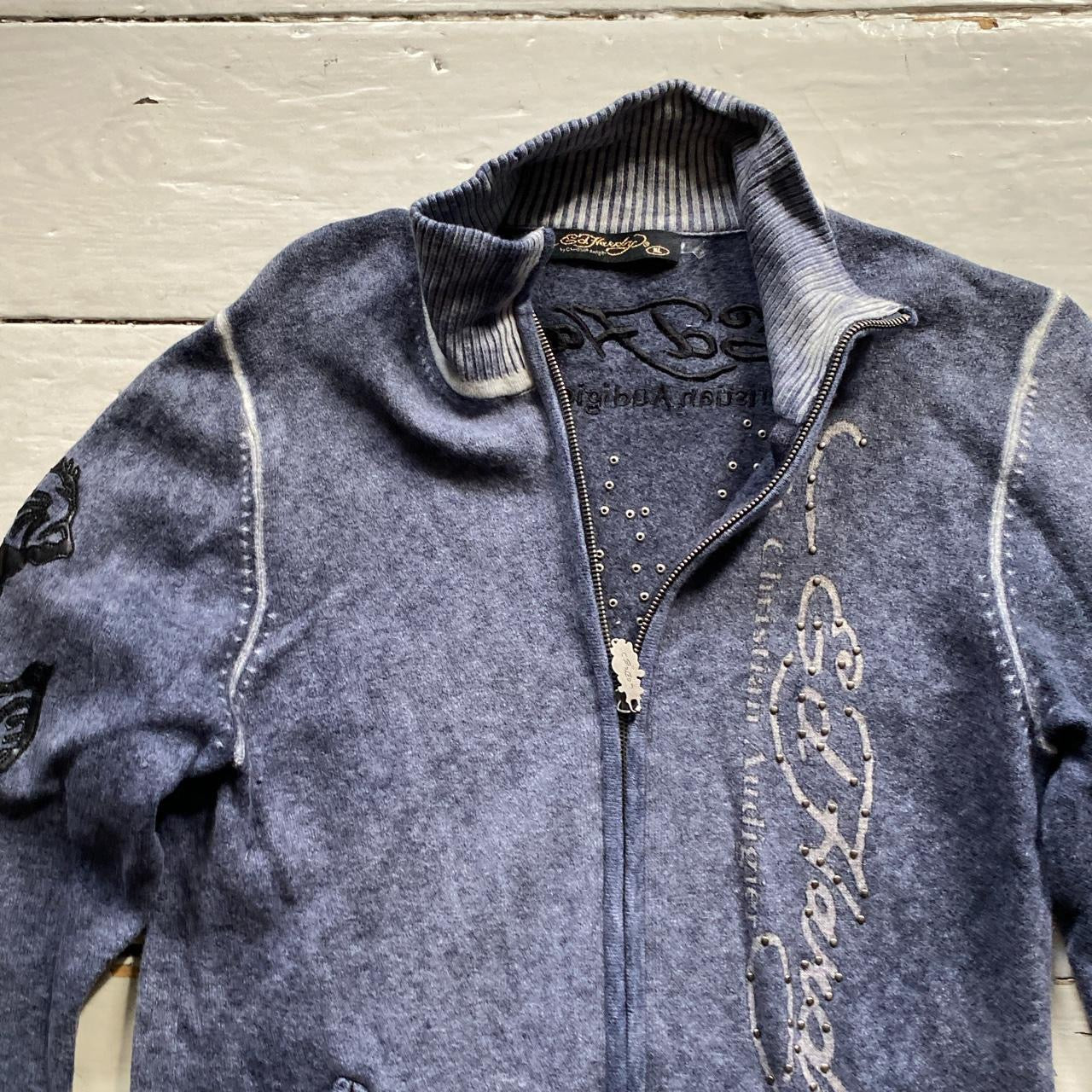 Ed Hardy Womens Zip Jumper (XL)