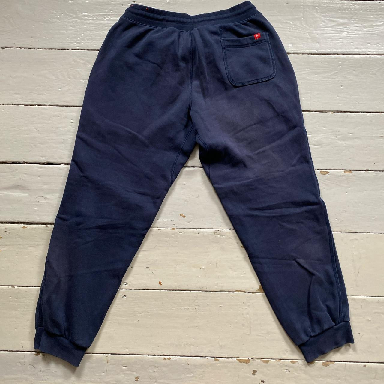 Nike Swoosh Navy Joggers (Medium)