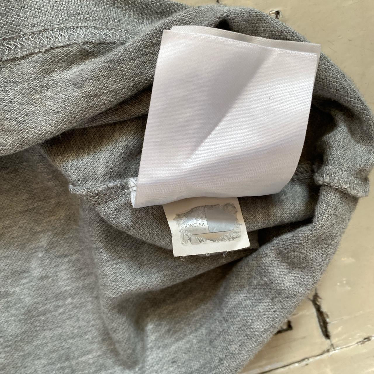 Moncler Grey Polo Grey (Large)