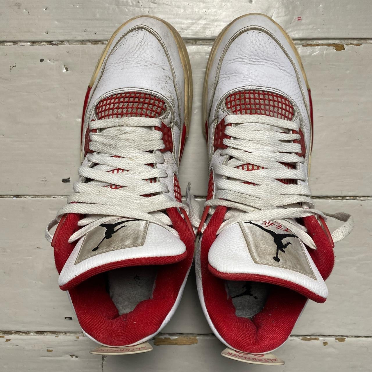 Jordan 4 Alternate 89 Red and White (UK 9)