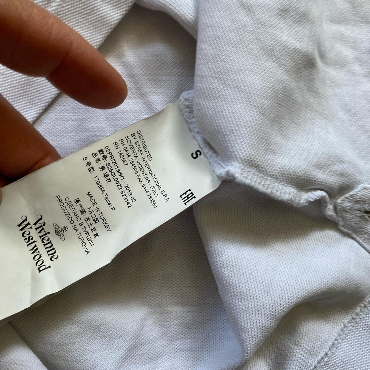 Vivienne Westwood White Polo Shirt (Small)
