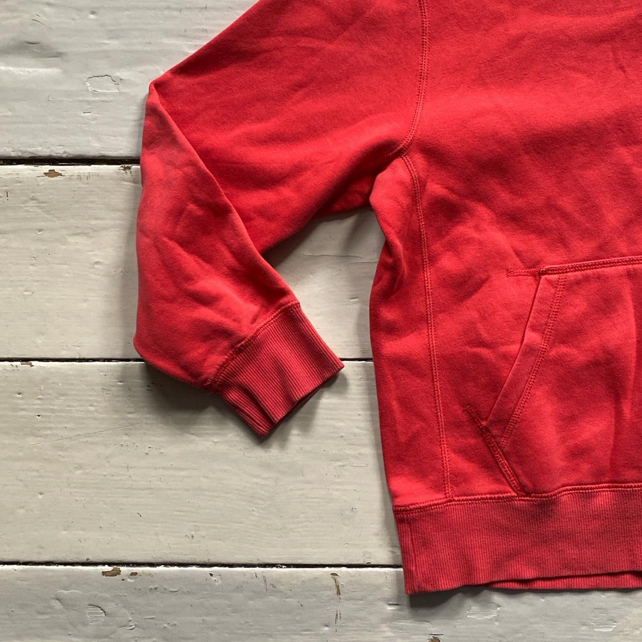 Nike Swoosh Red Hoodie Womens (Small)
