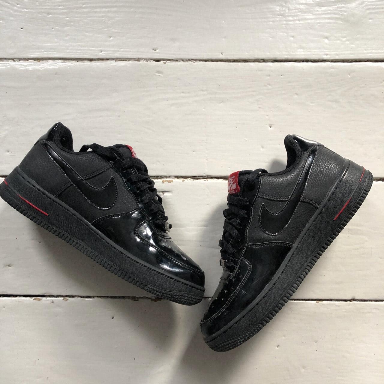 Nike Air Force 1 Black Patent (UK 6)