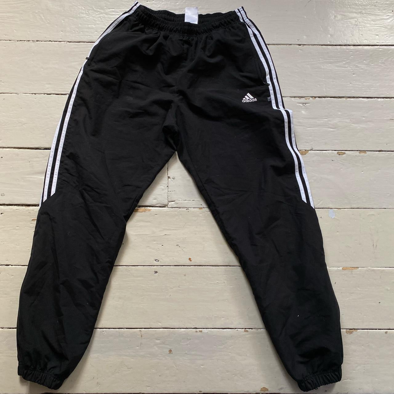 Adidas Black Shell Bottoms (Medium)