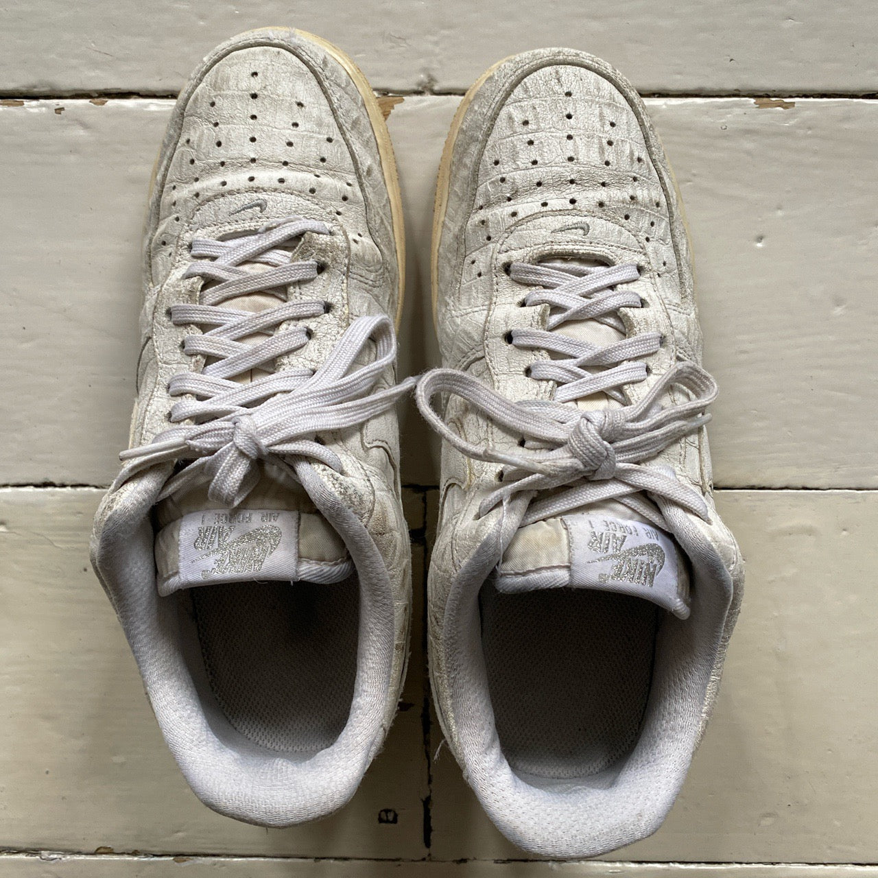 Nike Air Force 1 White Reptile (UK 7)