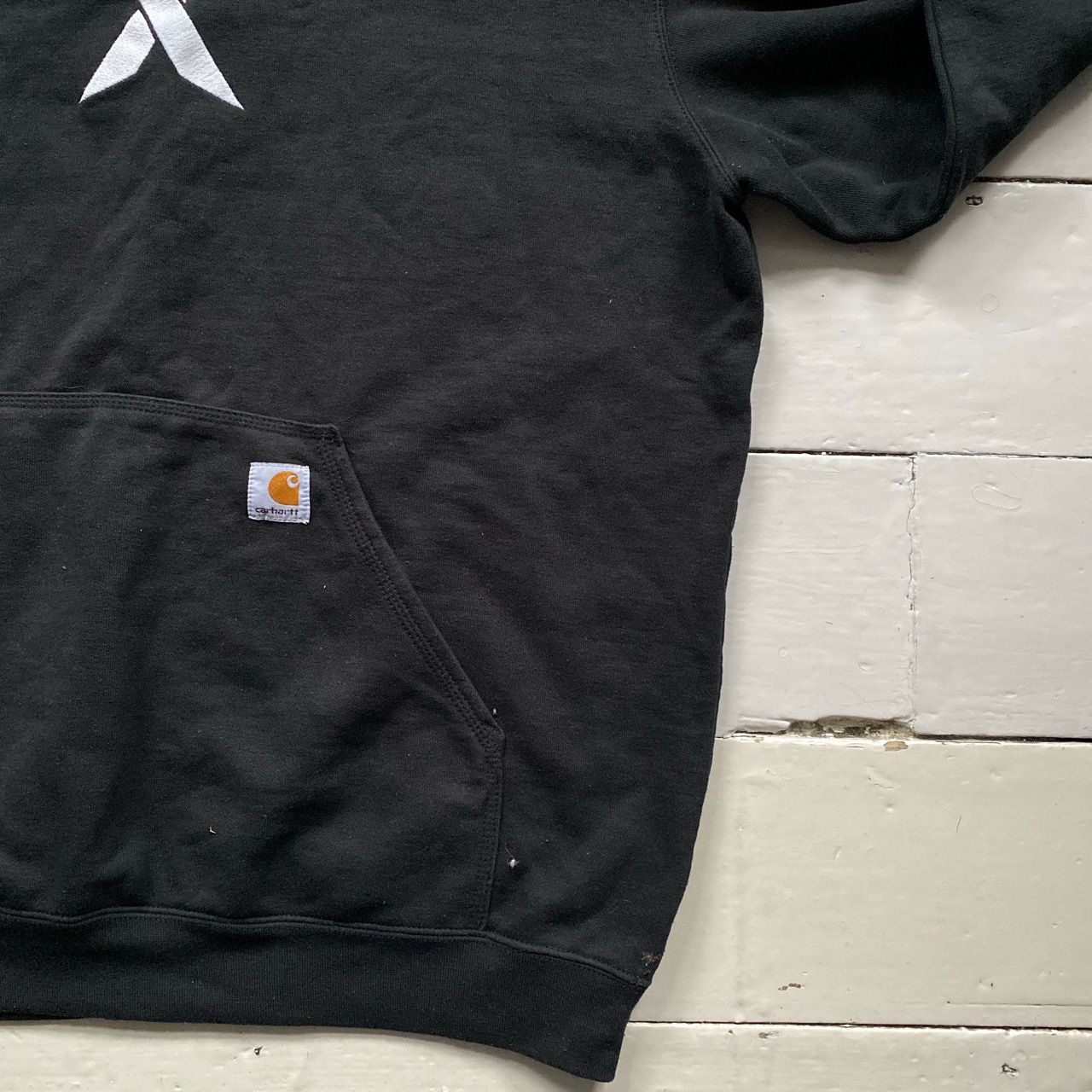 Carhartt Stock X Black and White Hoodie (XL)