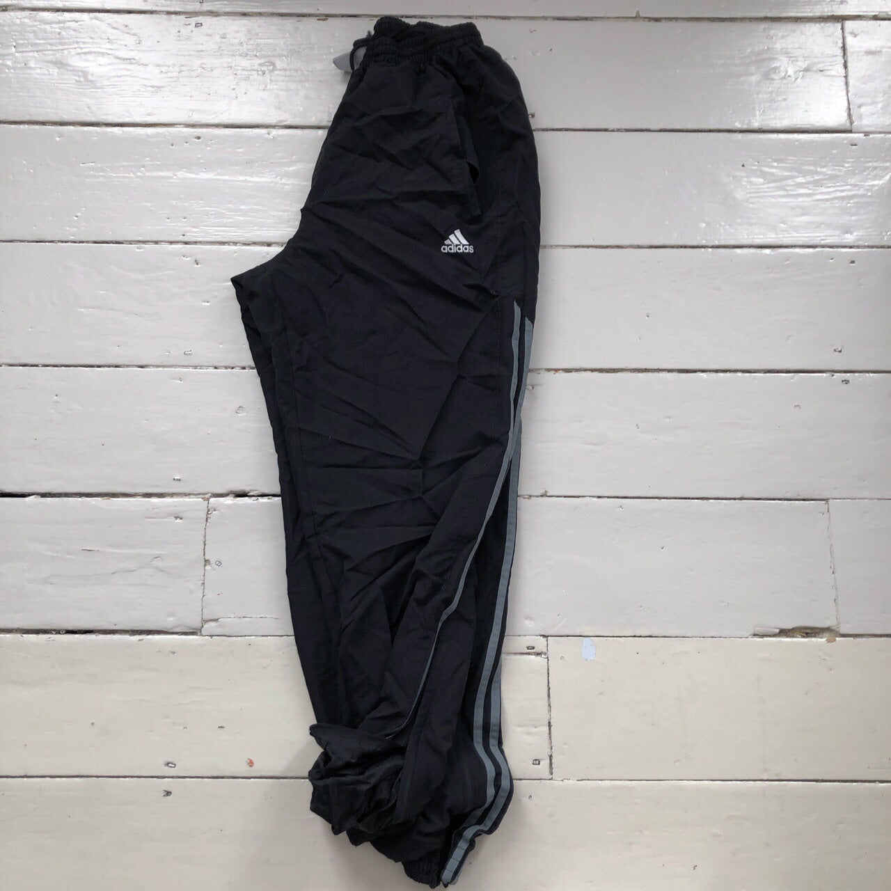 Adidas Black Shell Bottoms (Large)