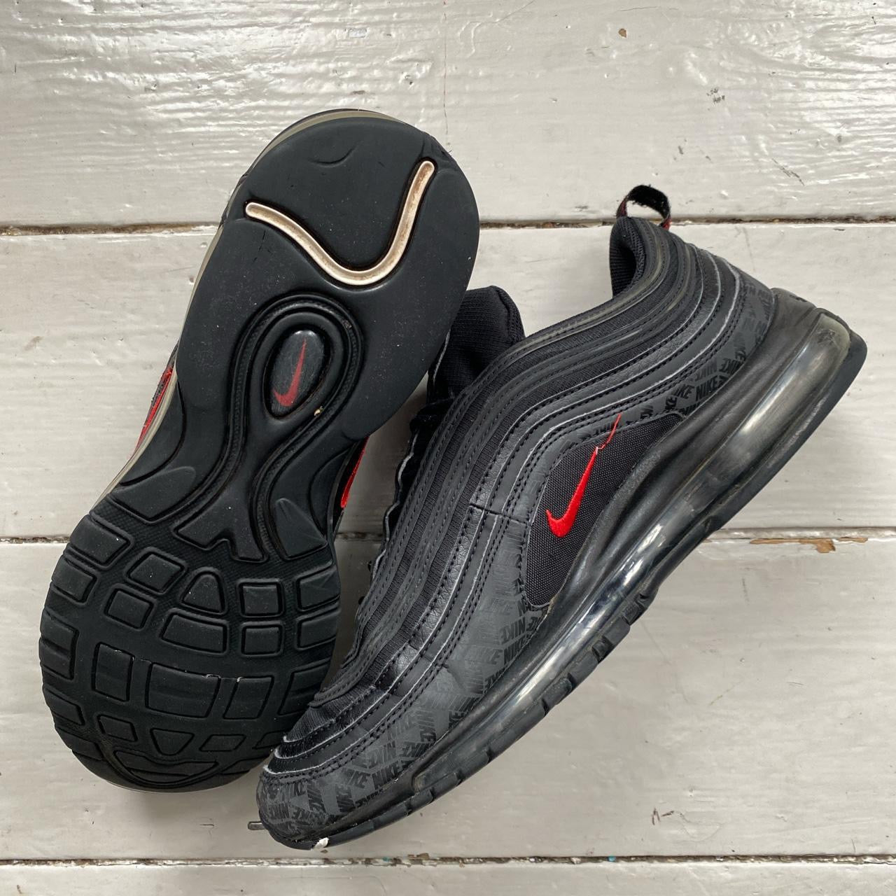 Nike Air Max 97 Black and Red (UK 12)