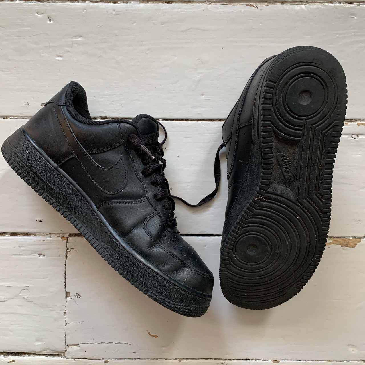Nike Air Force 1 Black (UK 10)